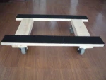 lows wheelbarrow and hardwood furniture mover dolly carpeted wooden dolly  TC4330
