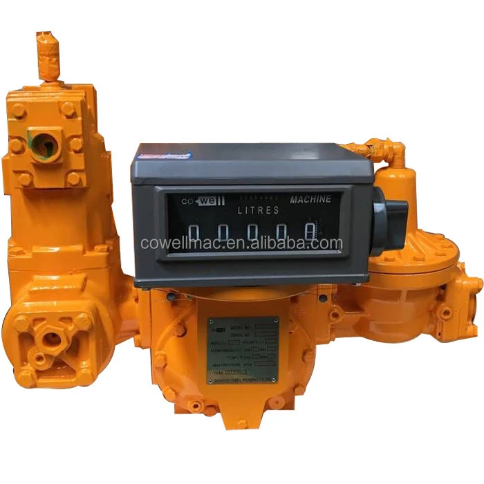 LPG gas/ cooking gas flow meter/mechanical digital PD flowmeter