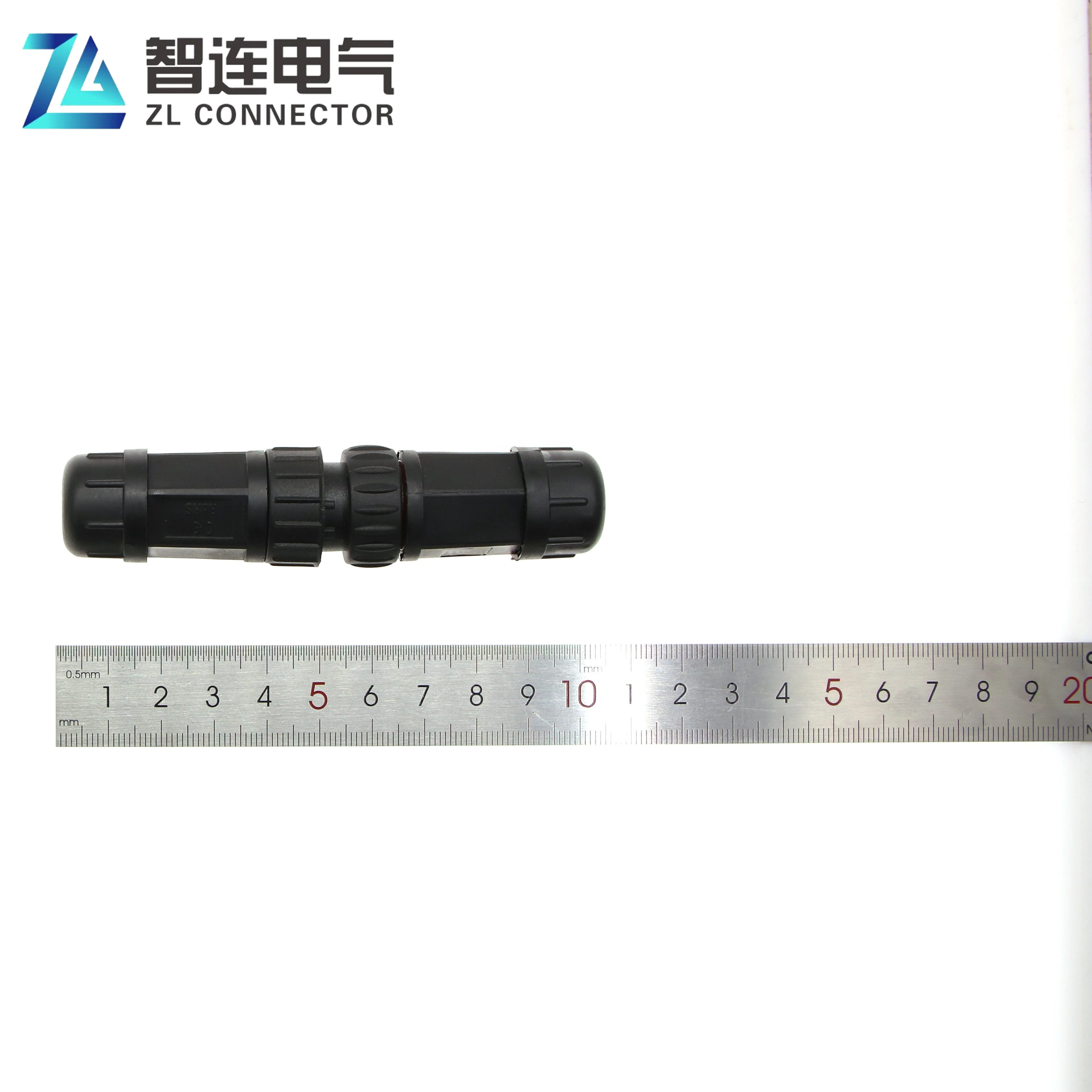 M19 waterproof circular bulkhead cable with screw fixing wire underwater power connectors 14pin connector