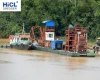 100m3/h bucket chain river sand/gold/diamond dredging/digging/excavating/panning/mining dredger/machine/equipment/boat