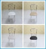 made in shengfang Cushion Foam Seating metal frame dining chair