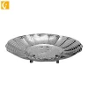Magic retractable folding lotus stainless steel food steamer  for Veggie Fish Seafood Cooking