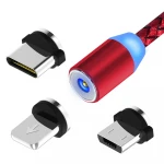 Magnetic USB Cable 1M Charge Type C Cable Mobile Phone Cable