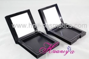 Makeup Compact Cosmetic Powder Case, UV Coating, Silkscreen Printing