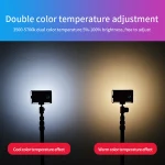 Manbily MFL-03 Dimmable Thin 3500K-5700K Mini LED Photographic Lighting Lamp Video Camera Light