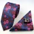 Import Mans Tie Floral Silk Jacquard Necktie Hanky Cufflinks Tie Set for Men Wedding Party from China