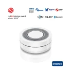 Manufacture INTERTEK Reddot design award ITS home office hotel photoelectric zigbe wifi 433mhz wireless smoke alarm detector