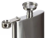 Manufacture ss printed 8oz 6oz sublimation metal insulated stainless steel mini  hip flask custom gift set