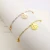 Import Manufacturer Directly Price Bracelet Paper Clip Chain Bracelet With Extension 18K Yellow Gold Bracelet With Star Accessory from China