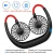 Import Manufacturer Low Noise Bearing Hands-Free Neck Ventilador Wearable Mini Battery Portable Fan USB Rechargeable Portable Neck Fan from China