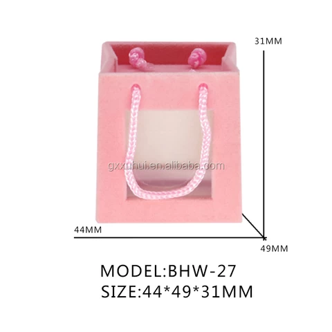 Manufacturers stock supply packaging jewelry box good material velvet jewelry box OEM/ODM for rings
