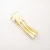 Import Manufacturers wholesale custom DIY hair clip accessories 8.5CM long 2.4CM wide three fork clip gold-plated double fork clip from China