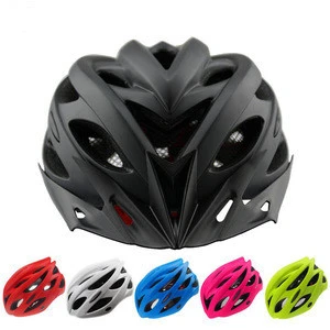 Matte Black Bicycle Helmets Men Women Helmet Back Light Mountain Road Bike Integrally Molded Cycling Helmets
