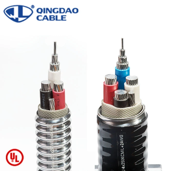 mc cable metal clad armored UL certification 12/2 awg THHN/THWN Chinese factory power bx cable