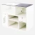Import MDF Shop Salon Cashier Counter Desk Glass Table Top from China