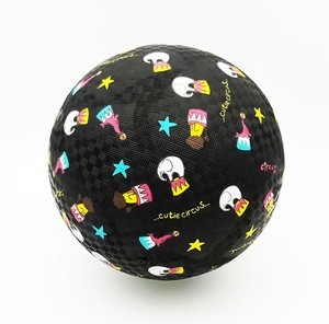 Meersee Branded US Safety Kids Playing custom Rubber playground ball kickball