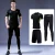 Import Mens sports suit, new casual mens fitness suit, quick-drying running training sports fitness pants suit from China