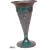 Import metal grave flower vase from India