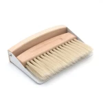 Mini eco friendly wooden computer keyboard cleaning brush broom dustpan set