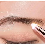 Mini Eyebrow Trimmer Makeup Painless Eye Brow Epilator for Women Portable Facial Hair Remover Electric Eyebrow Trimmer
