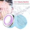 Mini microcurrent 4 colors silicone face cooling massager vibrating facial massager face massager