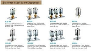 MJD-A3 gilt drink juice dispenser,hot drink dispenser,cool drink dispenser