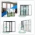 Import Mobile home windows metal doors models accordion from China