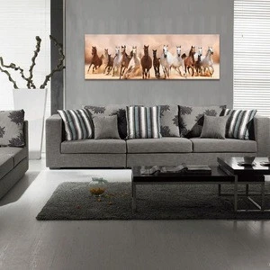 Modern Animals High Quality Running Horses Painting On Canvas For House Decor Oil Painting