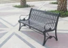 Modern Cast Iron Street Furniture Bench Outdoor Patio Park Garden Bench