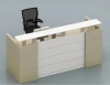 Modern design office furniture reception desk with MFC veneer freestanding office worktop