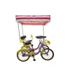 Modern design tandem bicycle two people surrey bike for sightseeing,surrey bikes for sale