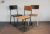 Import Modern desk school chair with plywood seat and back from China