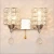Import Modern Gold Silvery Crystal Decorative Wall Lamps For Indoor Bedroom Hotel from China