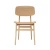 Import Modern Hotel Furniture Scandinavian New Design Solid Oak Wooden Dining Chair Factory Made from China