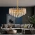 Import Modern luxury Living Room light hotel villa led round ceiling mounted lighting k9 pendant lights crystal chandelier from China