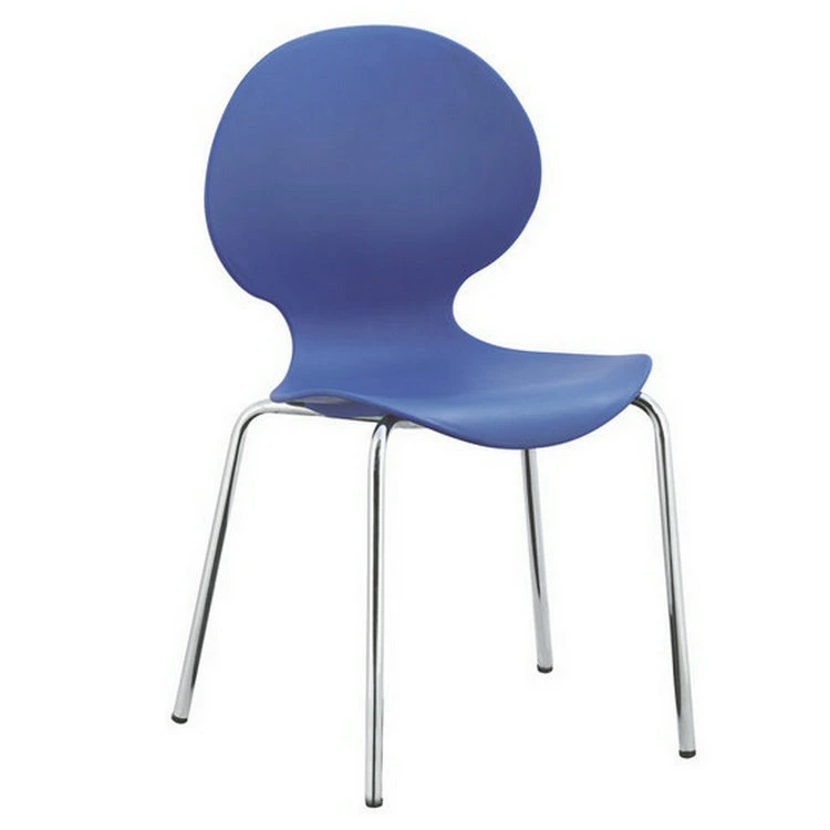 Modern stackable restaurant  Metal Leg PP material outdoor beach beetle chair