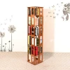 Modern style 6 layers bamboo revolving Sapien bookcase/bookstore