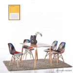 modern Upholstered comfortable home office living room dining fabric arm chair