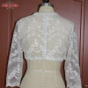 Modern white formal wedding bridal jacket