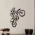 Import Motorcycle Decorative PVC Wall Decal Gymnasium 3D Wall Stickers 57x70cm from China