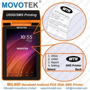 Movotek POS System Android Handheld POS Terminal With Barcode scanner/Printer/NFC
