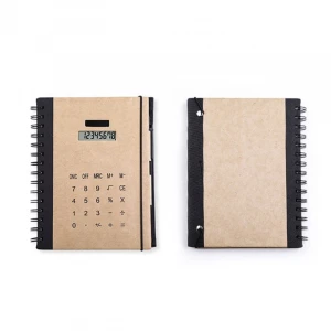 Multifunction 8 Digit PA Notebook Solar CD Slot Sticky Note Student Custom Calculator With Logo