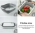 Import Multifunction Foldable Chopping Board Cutting Board with Storage Basket Slicing Cutting Board from China