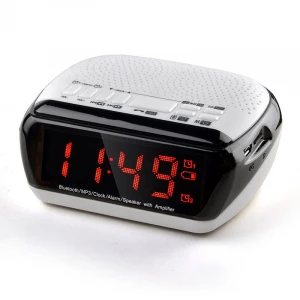 MX-18a timer play music FM mp3 player wireless speaker home accessories living room bedroom LED alarm clock radio