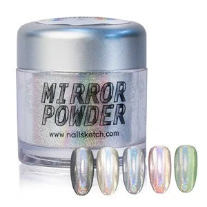 [NailSketch] Korean Nail Mirror Powder Shine Hologram for Nail Art OEM Custom label Wholesale
