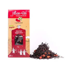 Natural certified long leaf 50 g loose herbal fireweed tea with ashberry / Ivan tea