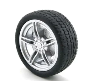 New 40*15*3mm Rubber RC Car Tire Toy Wheels Model Robotic DIY Trucks 1:10 Scale