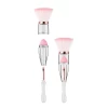 NEW ARRIVALS pink synthetic hair single makeup brush contour brushes eye brow puff cosmetic tools