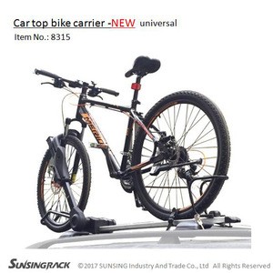 New car bike rack carrier aluminum bicycle car roof top carrier universal car bike vehicle rack