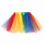 New design baby girls mesh skirt,wholesales china manufacture tutu multicolor skirt,wholesale girls puffy girl pettiskirt